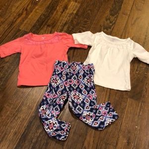 Baby girl three piece outfit